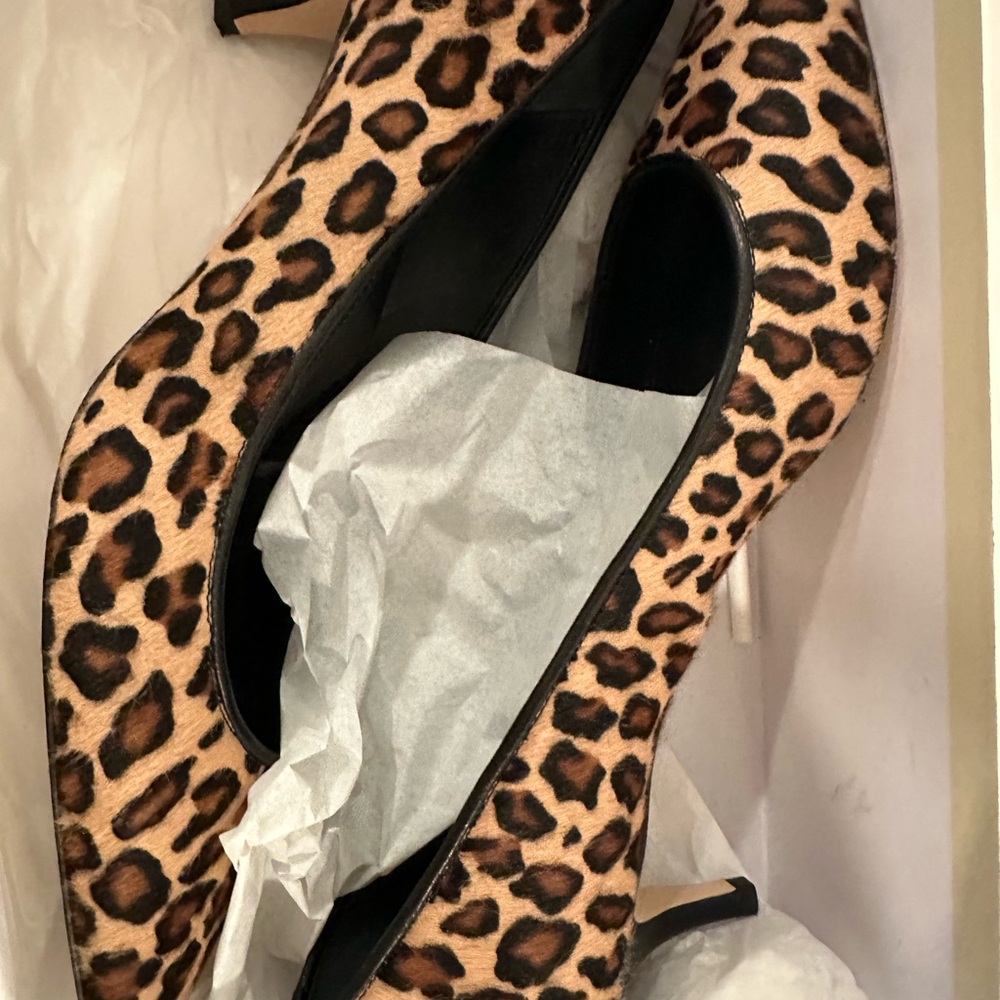 Gorgeous Leopard Marion Parke Classic 45 mm Kitten Heel Pumps